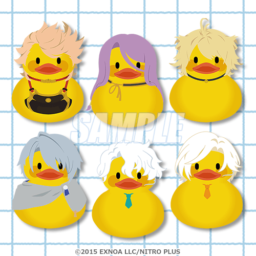 トウケンダックお風呂ソフビフィギュアコンプリートセット